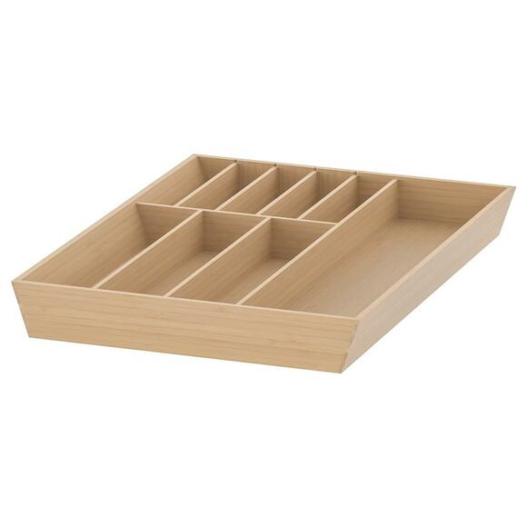 Ikea UPPDATERA Flatware Silverware Tray Organizer bamboo, 15" x 19.5" - Picture 4 of 5